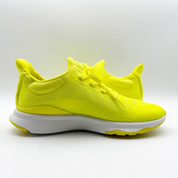 FitFlop Womens VITAMIN FFX Sports Sneakers US 7 Yellow Glow-in-the-Dark Knit NIB - Picture 5 of 13